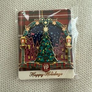 Disney Happy Holidays Disneyland VIP Tours 2025 Theme Park Collectible Pin